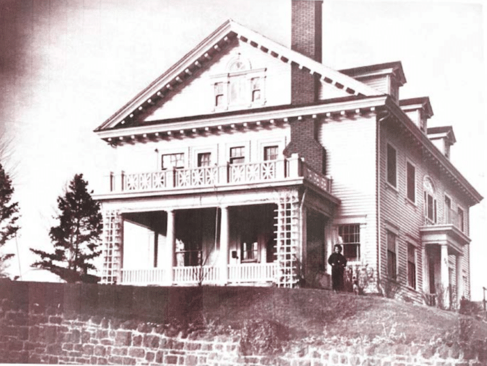 South side of the house, circa 1930's.