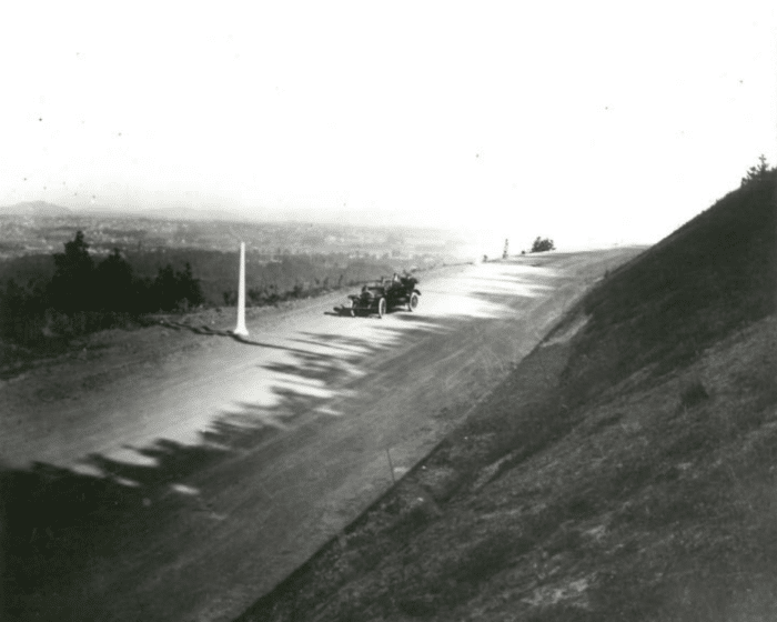 Before it was paved: Terwilliger Parkway circa 1912.
